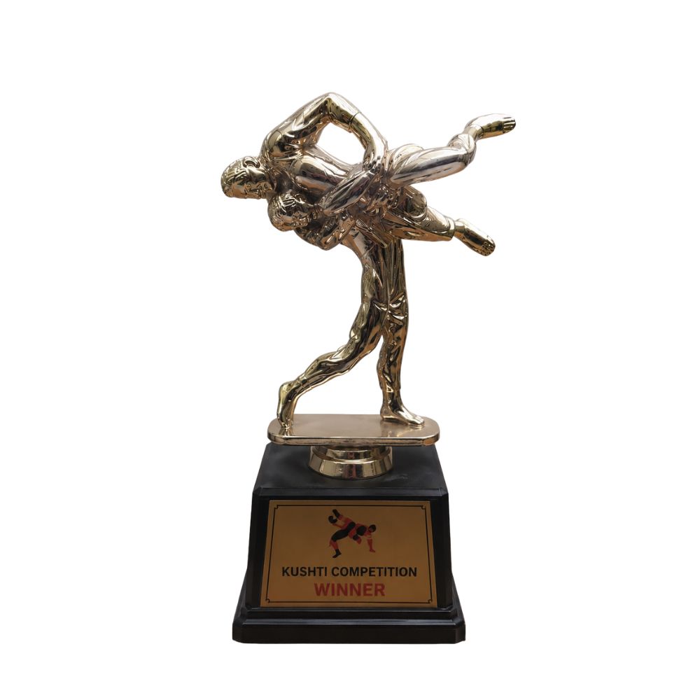 Best Wrestler Trophy Award – Premium Wrestling Champion Trophy | 7.5″ (H)