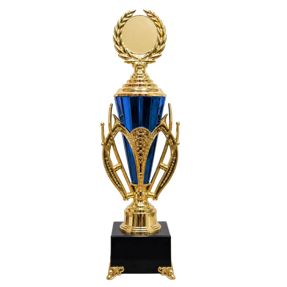 Blue & Golden Trophy Cup