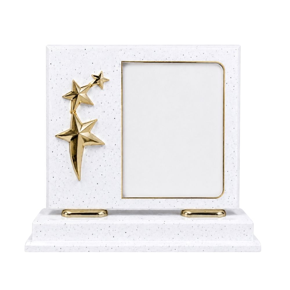 White Wooden Photo Frame Award