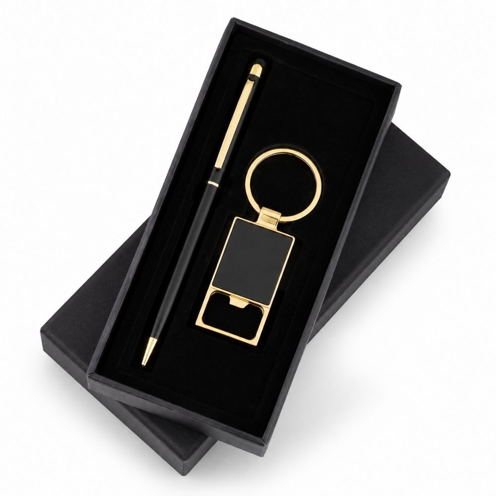 Executive Metal Pen & Keyring Combo Gift Box