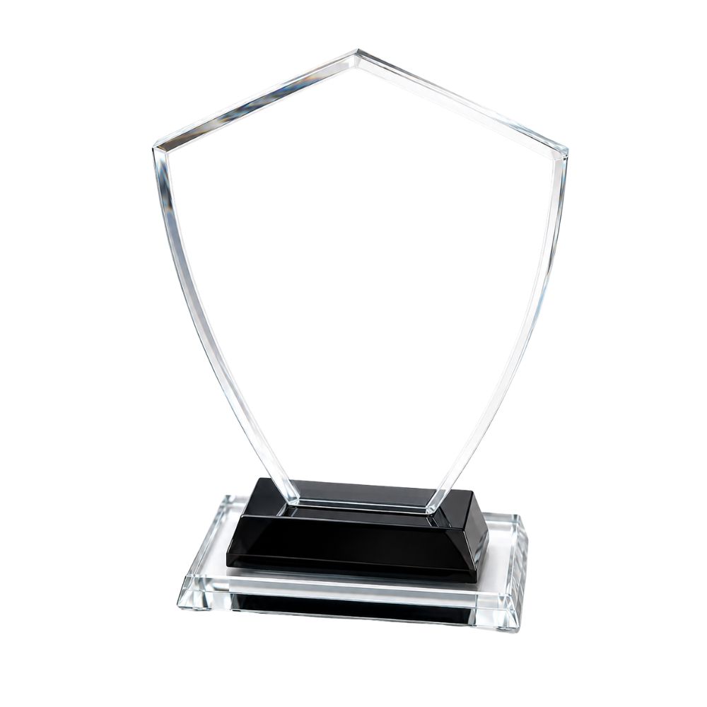 Transparent Acrylic Shield Trophy