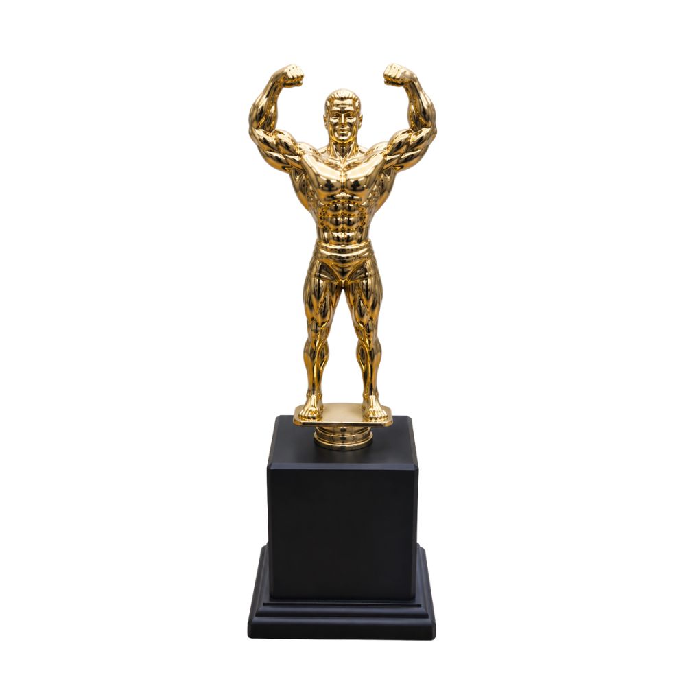 Bodybuilding Champion Trophy Award – Premium Fitness Winner Trophy | 10″ (H)