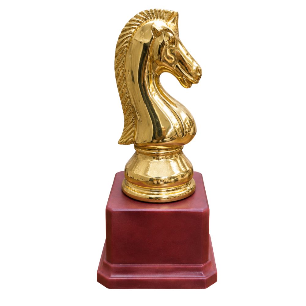 Chess Knight Trophy Award for Championship Tournament Winners | 7″ (H)