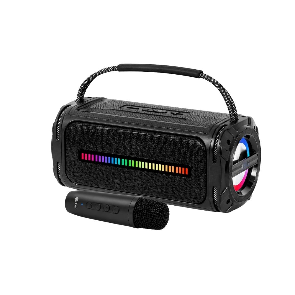 Wireless Party Speaker with RGB Lights & Wireless Mic