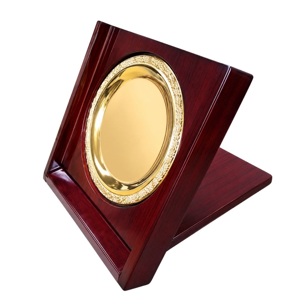 Wooden Desk Plaque Award