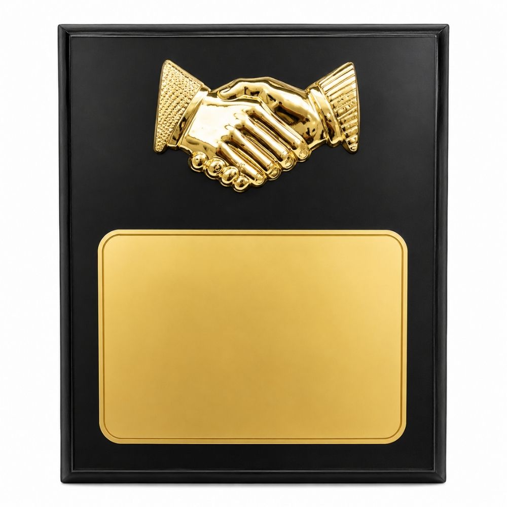Handshake Corporate Plaque