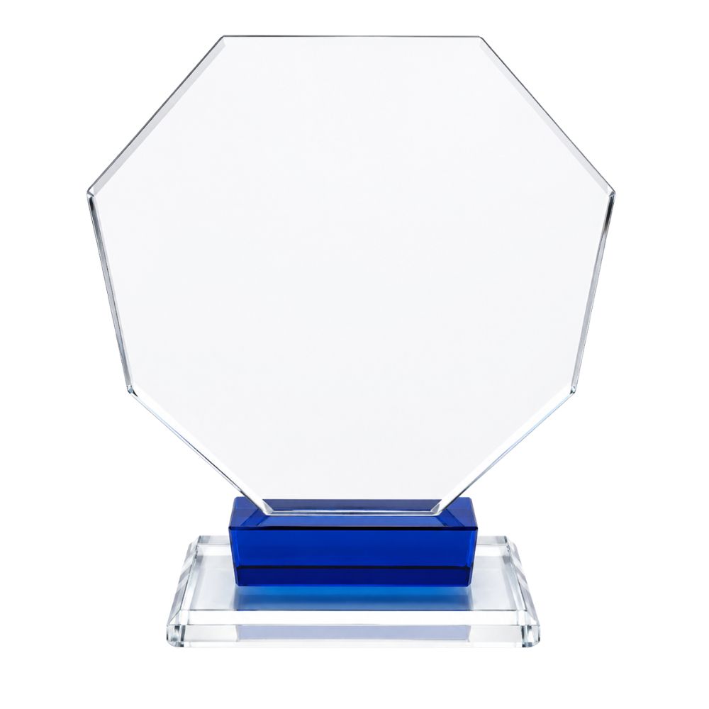 Crystal Plaque Trophy Award