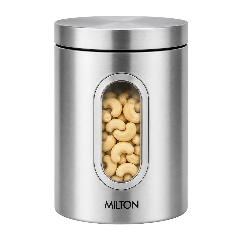 Milton Steel Clear Round Jar