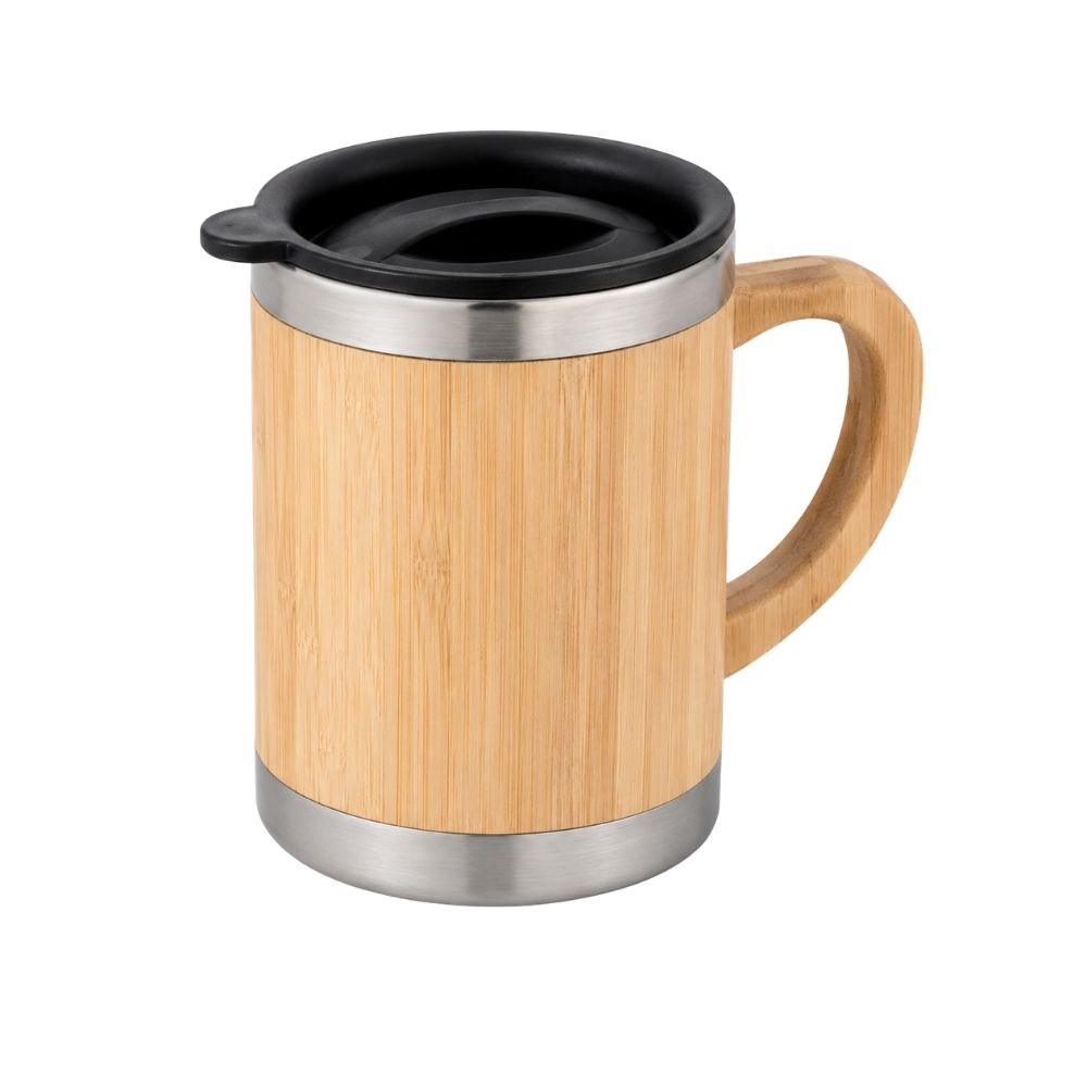 Premium Bamboo Finish Mug for Corporate Gifting | Globalware