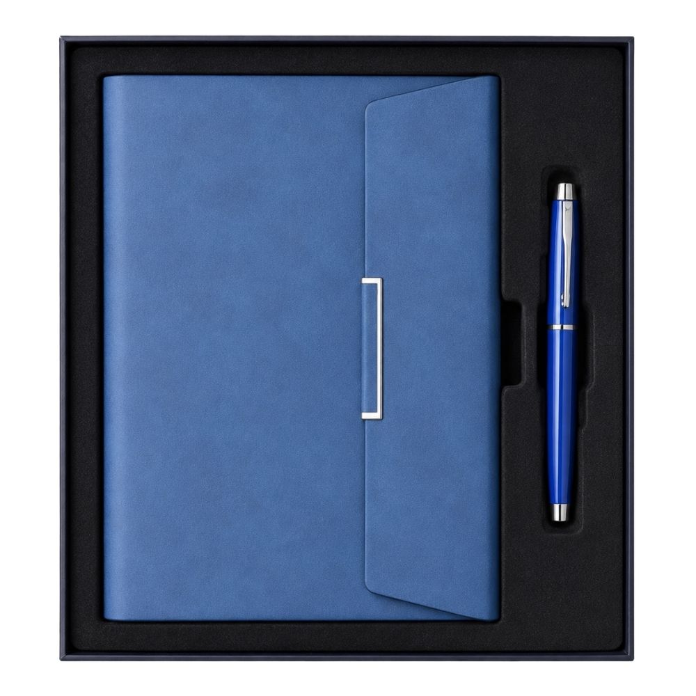 Elite Fold Organizer Set with Metal Pen & B5 Diary