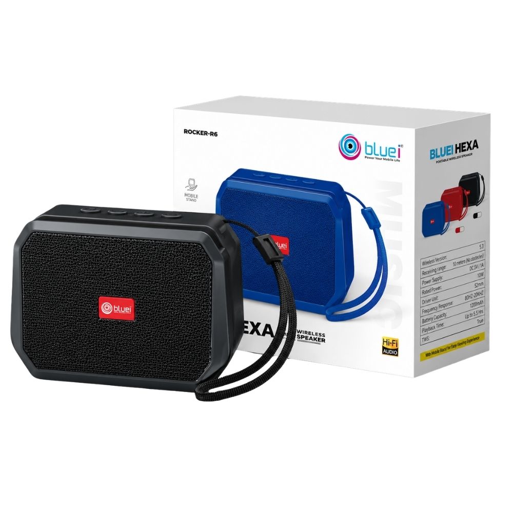 Hexa Portable Wireless Speaker & 5W Output