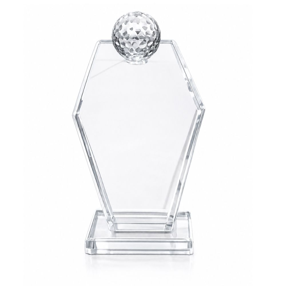 Crystal Golf Trophy Award