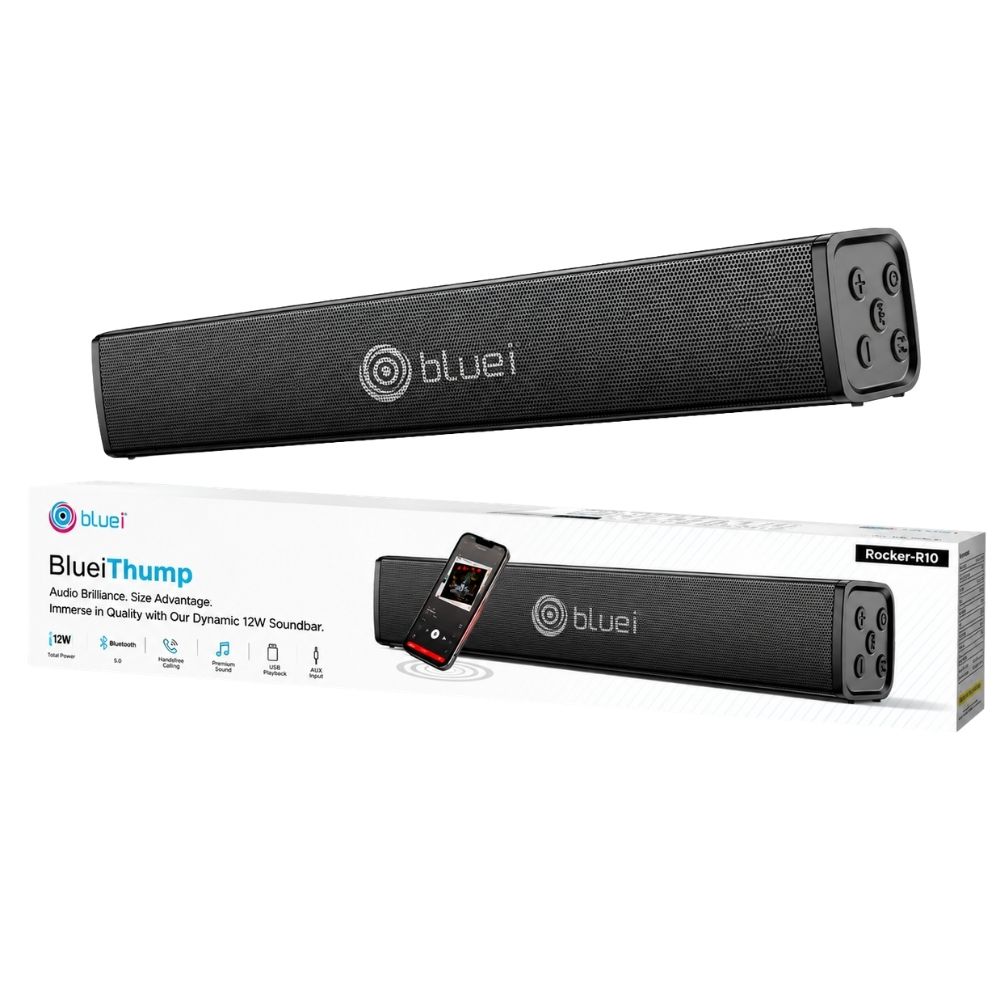 Thump Wireless Soundbar Speaker with 12W Output & 7 Hours Playtime