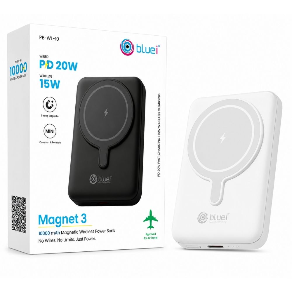 10000mAh Magnetic Wireless Power Bank with 20W PD Charging