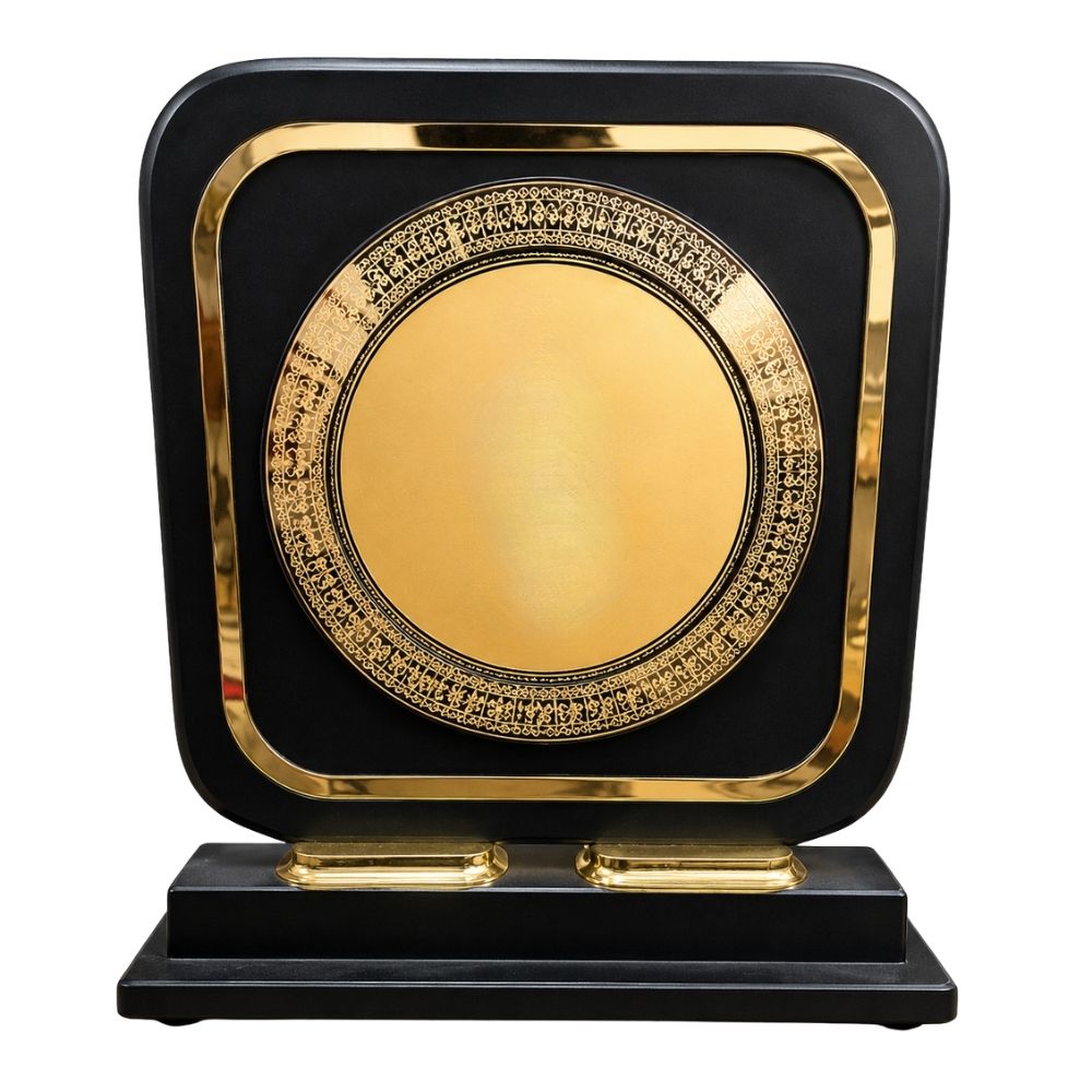 Round Wooden Award for Corporate Honor Trophy