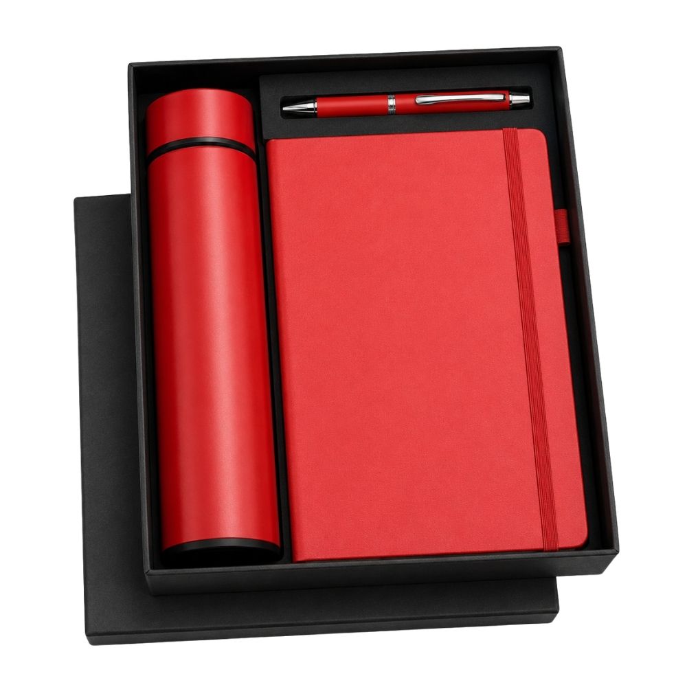 Executive Bottle, Notebook and Pen Gift Set