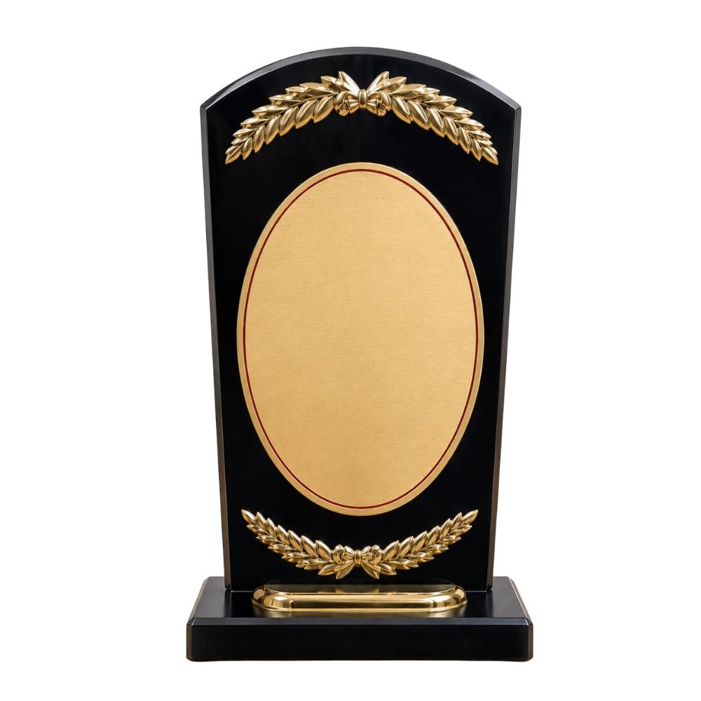 Black Wooden Memento Trophy