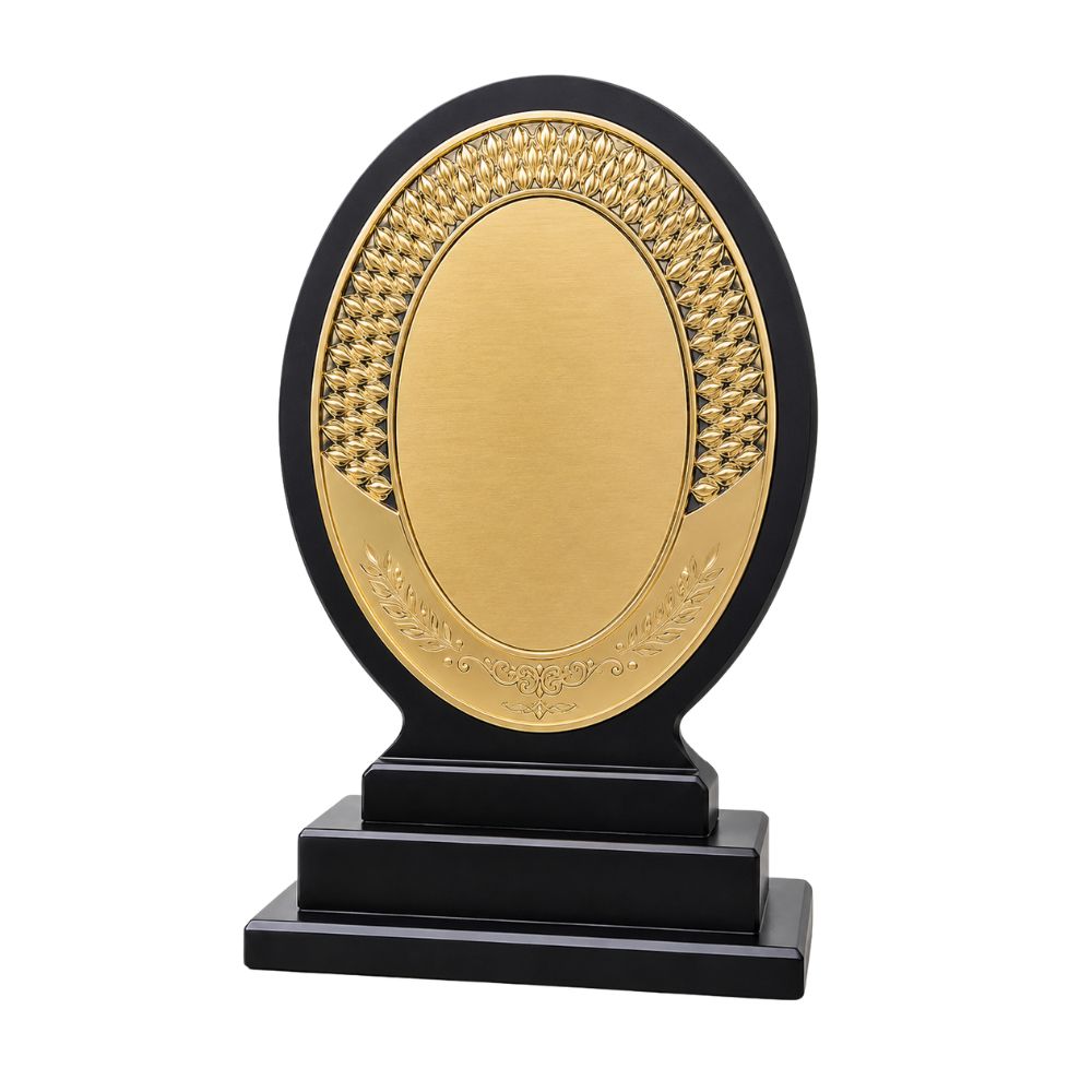 Golden Corporate Plaque Award – Premium Achievement Trophy | Globalware