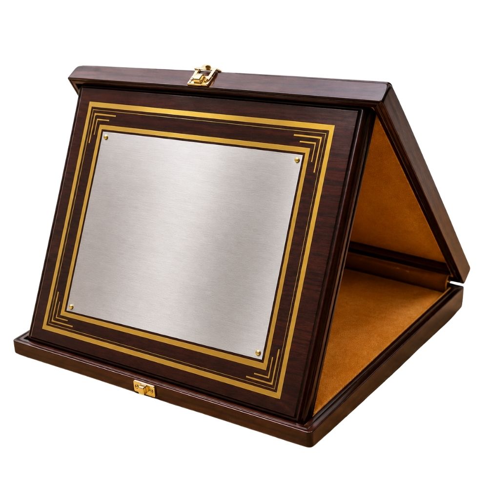 Wooden Presentation Award Plaque