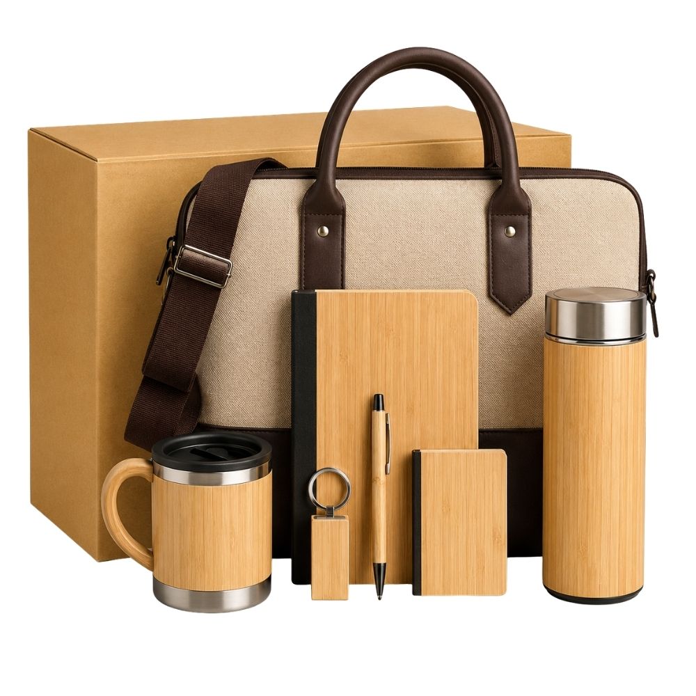 Eco-Friendly Bamboo Corporate Gift Set