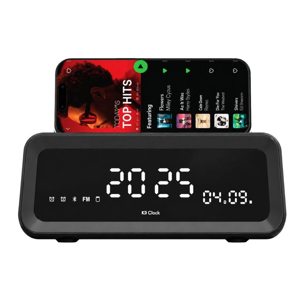 ClockBeat Bluetooth Speaker with Alarm Clock