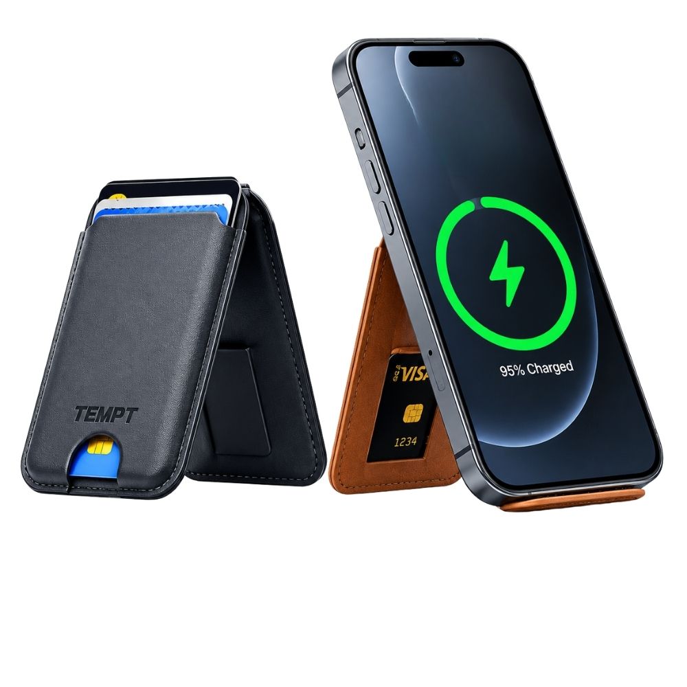 Magnetic Wallet with 15W Wireless Charging