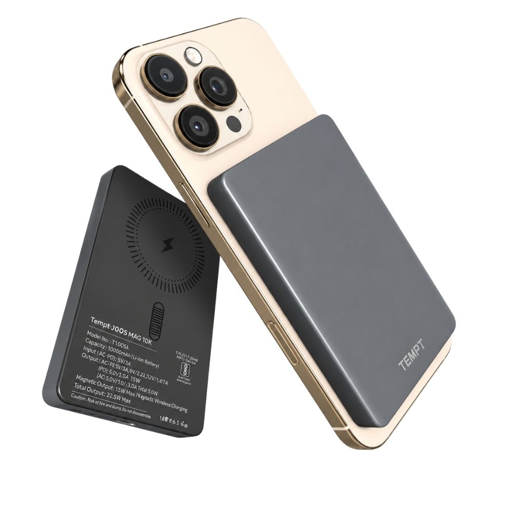 5000mAh Magnetic Wireless Power Bank with 15W Charging