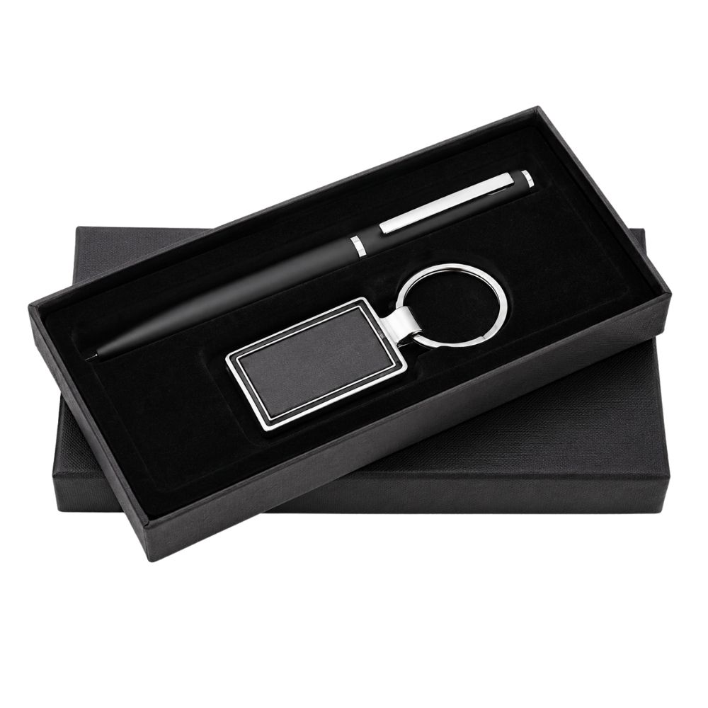 Metal Pen and Keyring Corporate Gift Combo