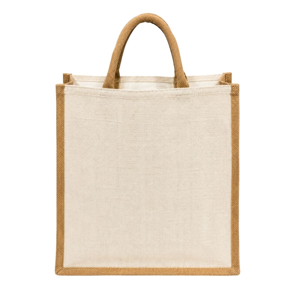 Jute & Canvas Shopping Tote Bag for Corporate Gifting & Branding