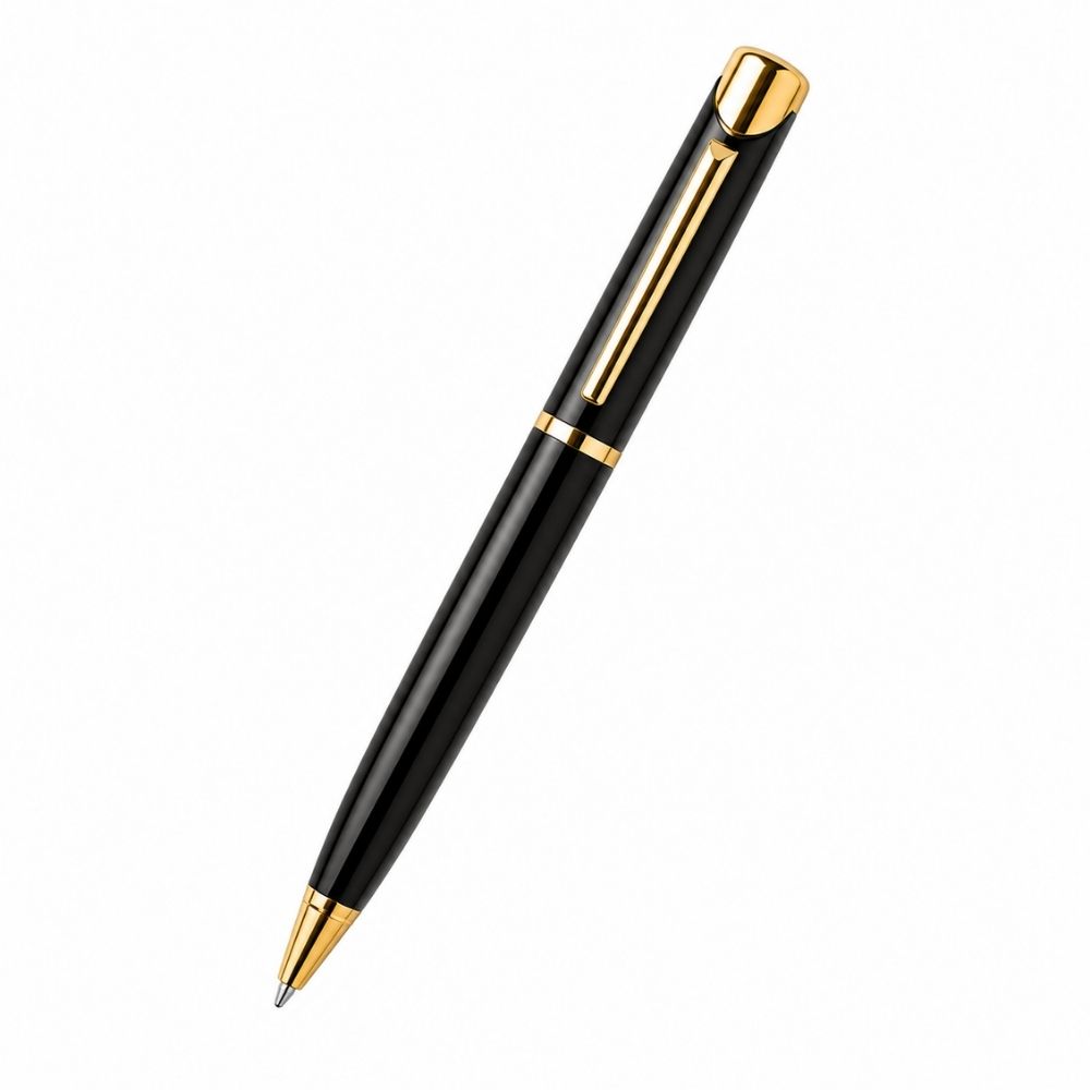 Executive Metal Ball Pen with Gold Trim