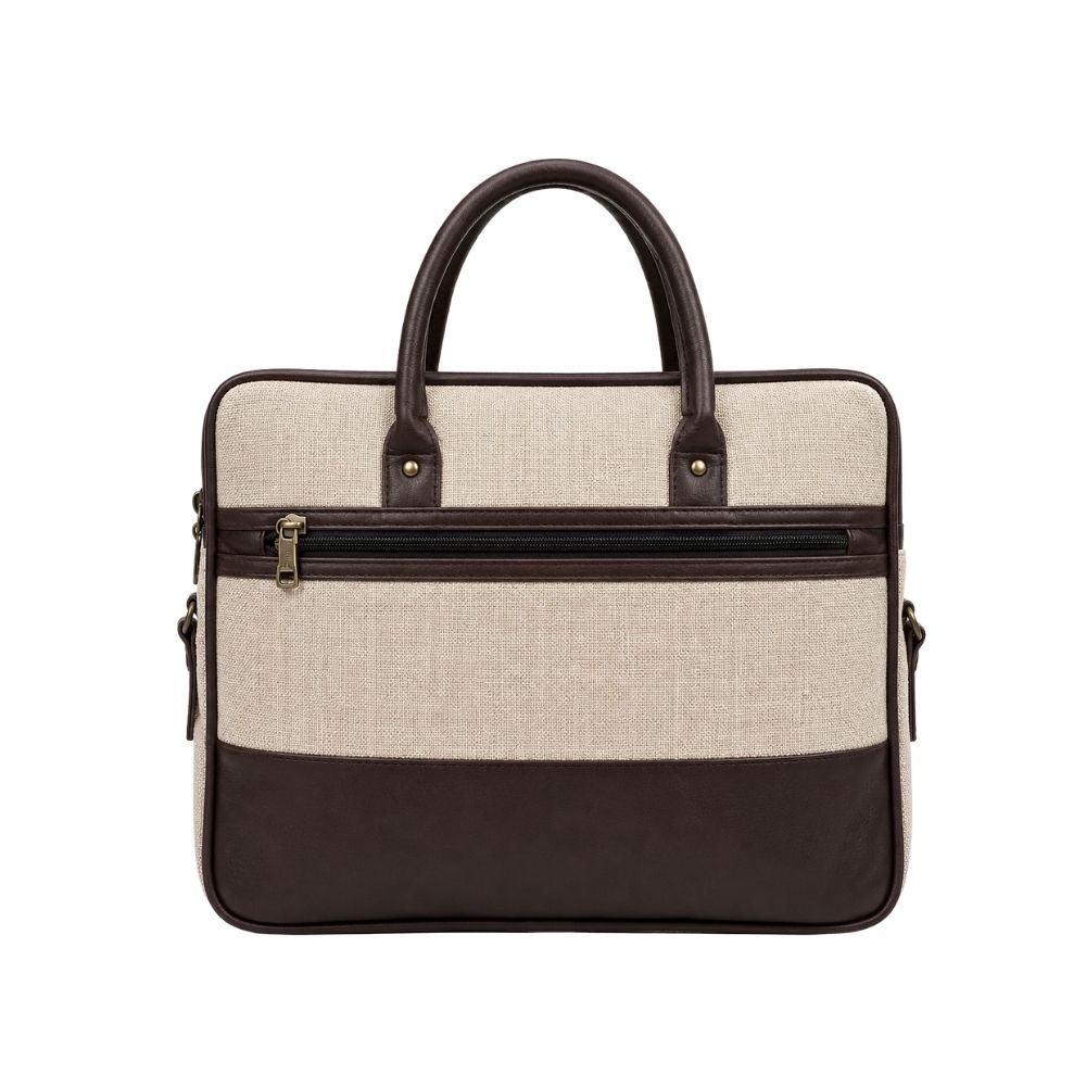 Premium Jute Laptop & Document Bag for Corporate Gifting