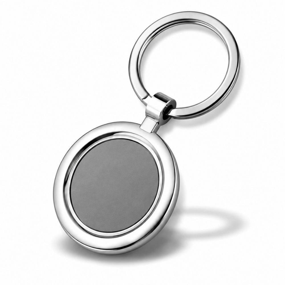 Round Metal Keychain for Corporate Gifting & Logo Branding