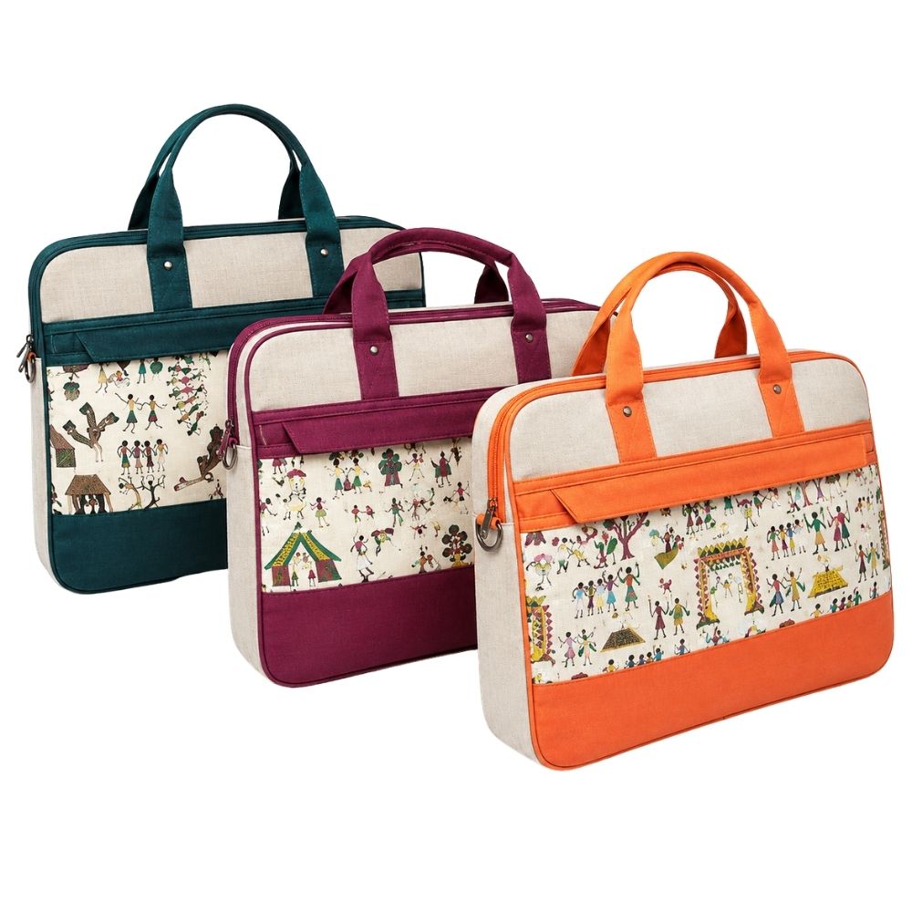 Designer Jute Laptop & Conference Bag Collection