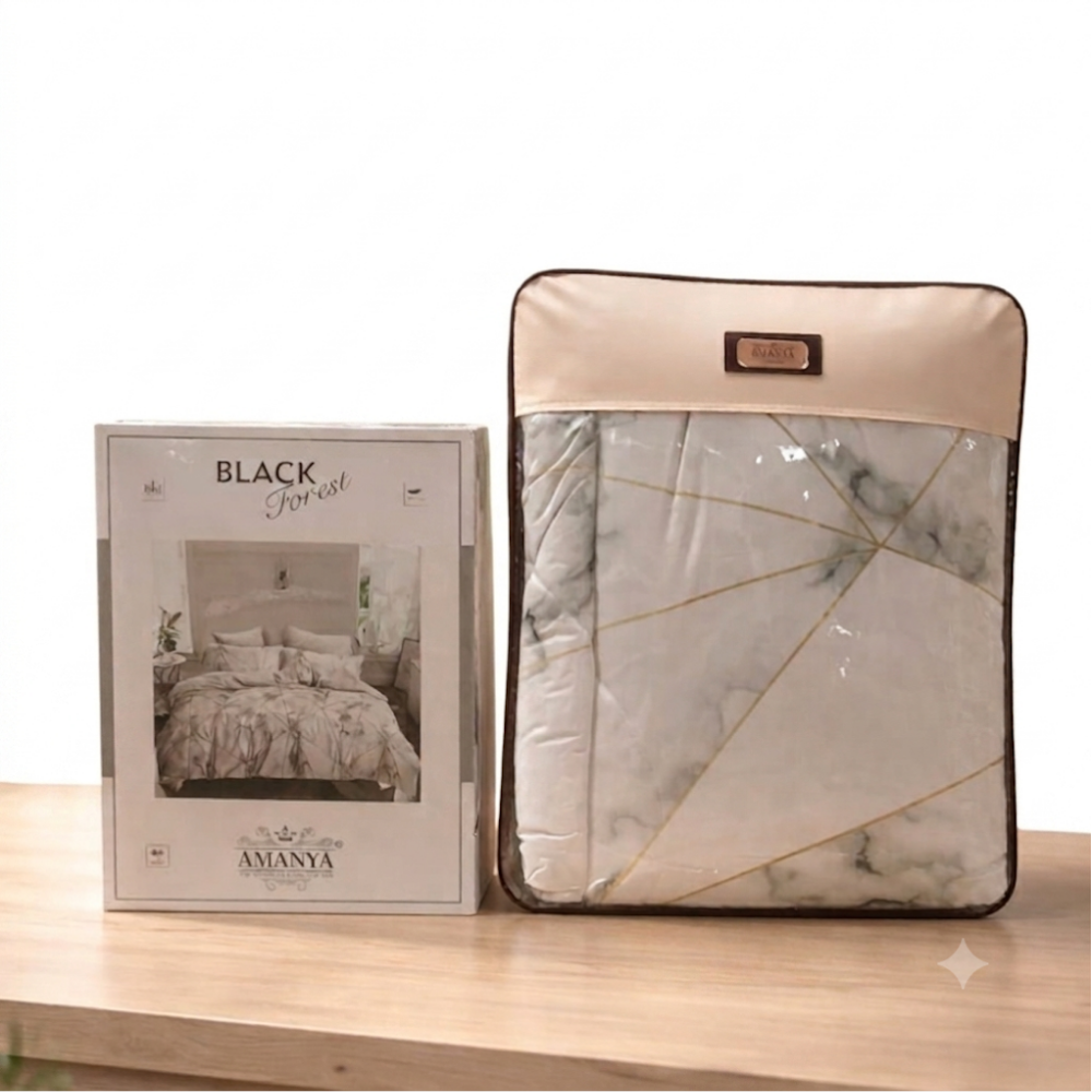 Spazio 4 Piece Comforter Set with Bedsheet & Pillow Covers