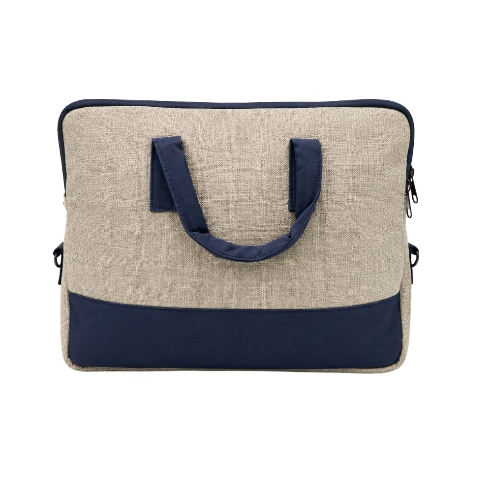 Jute Laptop & Document Bag with Shoulder Strap