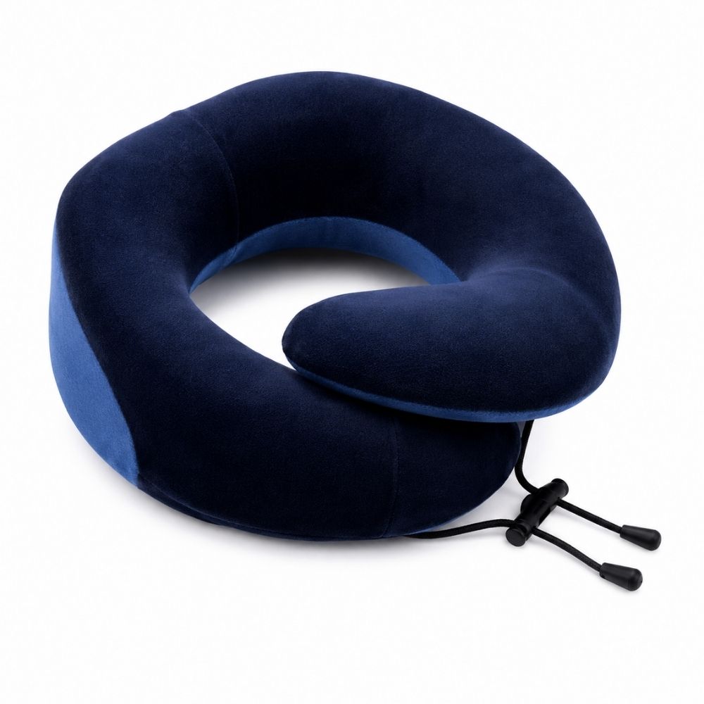 Wrap Around Memory Foam Travel Pillow for Neck Support