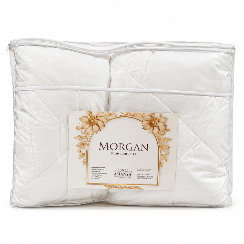 Morgan Double Comforter 90 x 100 Inches with Premium Fibre Filling