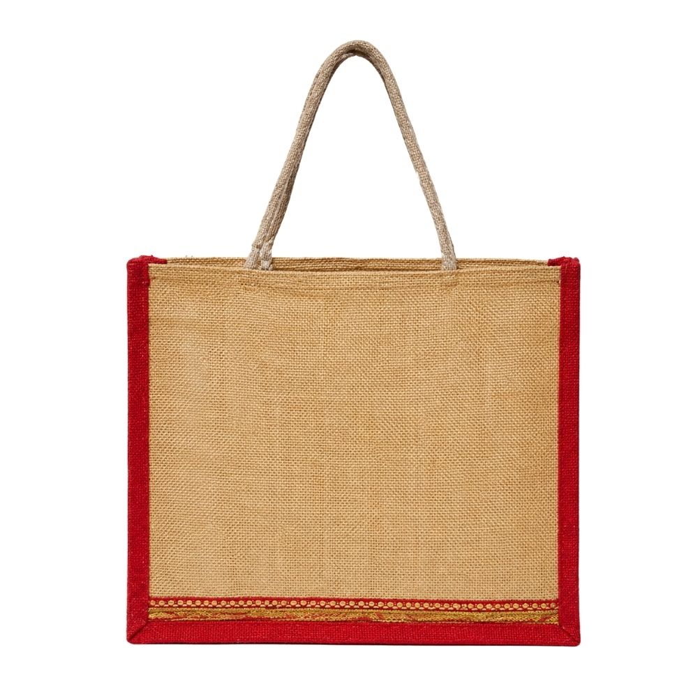 Custom Printed Jute Shopping Bag for Corporate Gifting & Branding