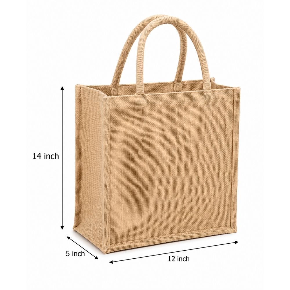 Natural Jute Carry Bag for Corporate Gifting & Branding