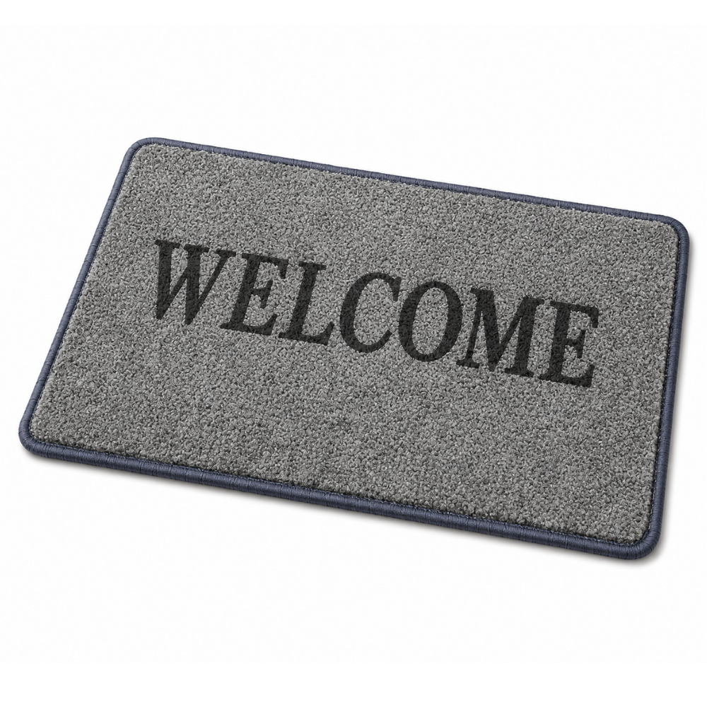 Welcome Anti-Slip Door Mat for Home Entrance