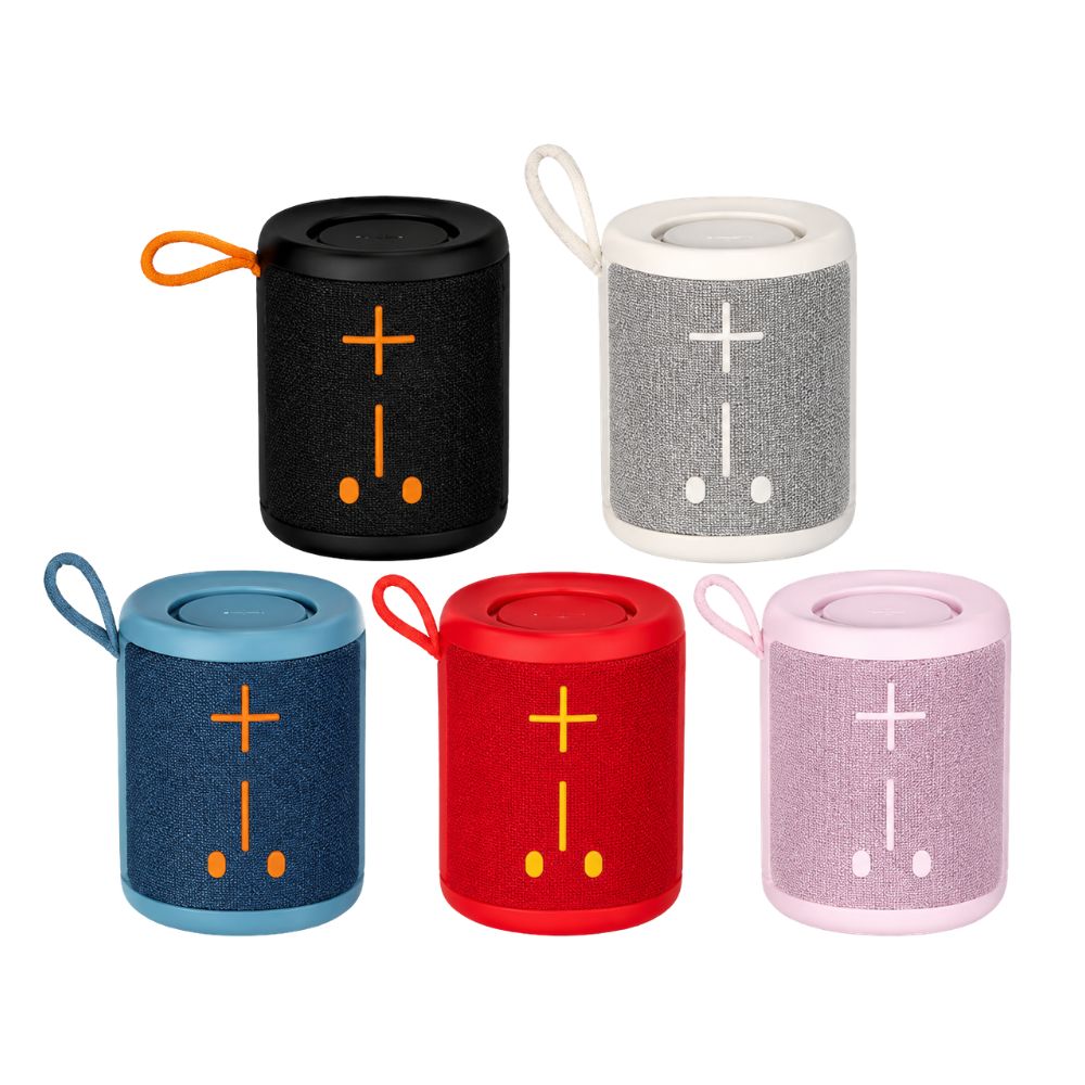 Portable Cylinder Bluetooth Speaker with 1800mAh Battery | 10W Wireless Speaker