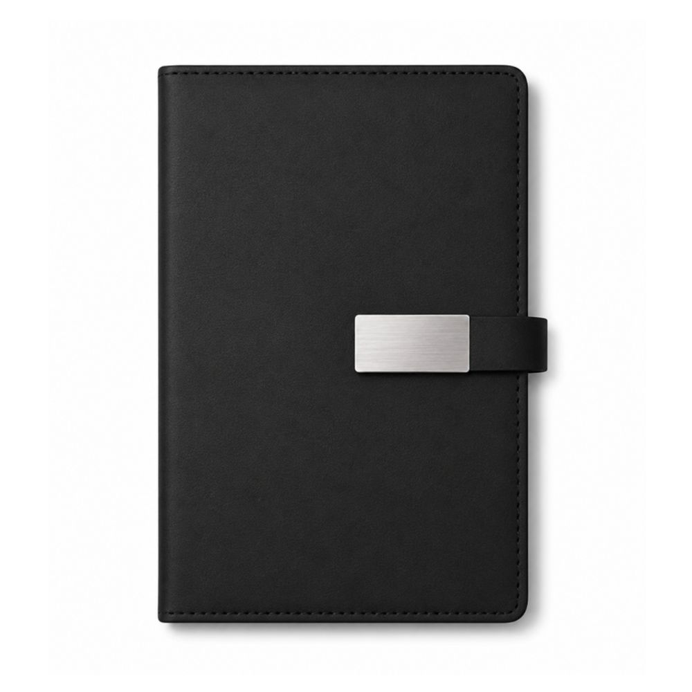 Black Magnetic Closure Executive Notebook Diary for Corporate Gifting