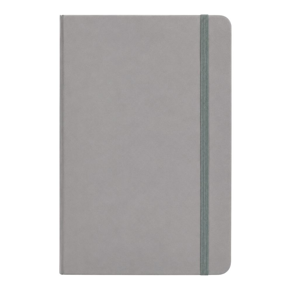 Grey Executive Notebook Diary with Elastic Band for Corporate Gifting