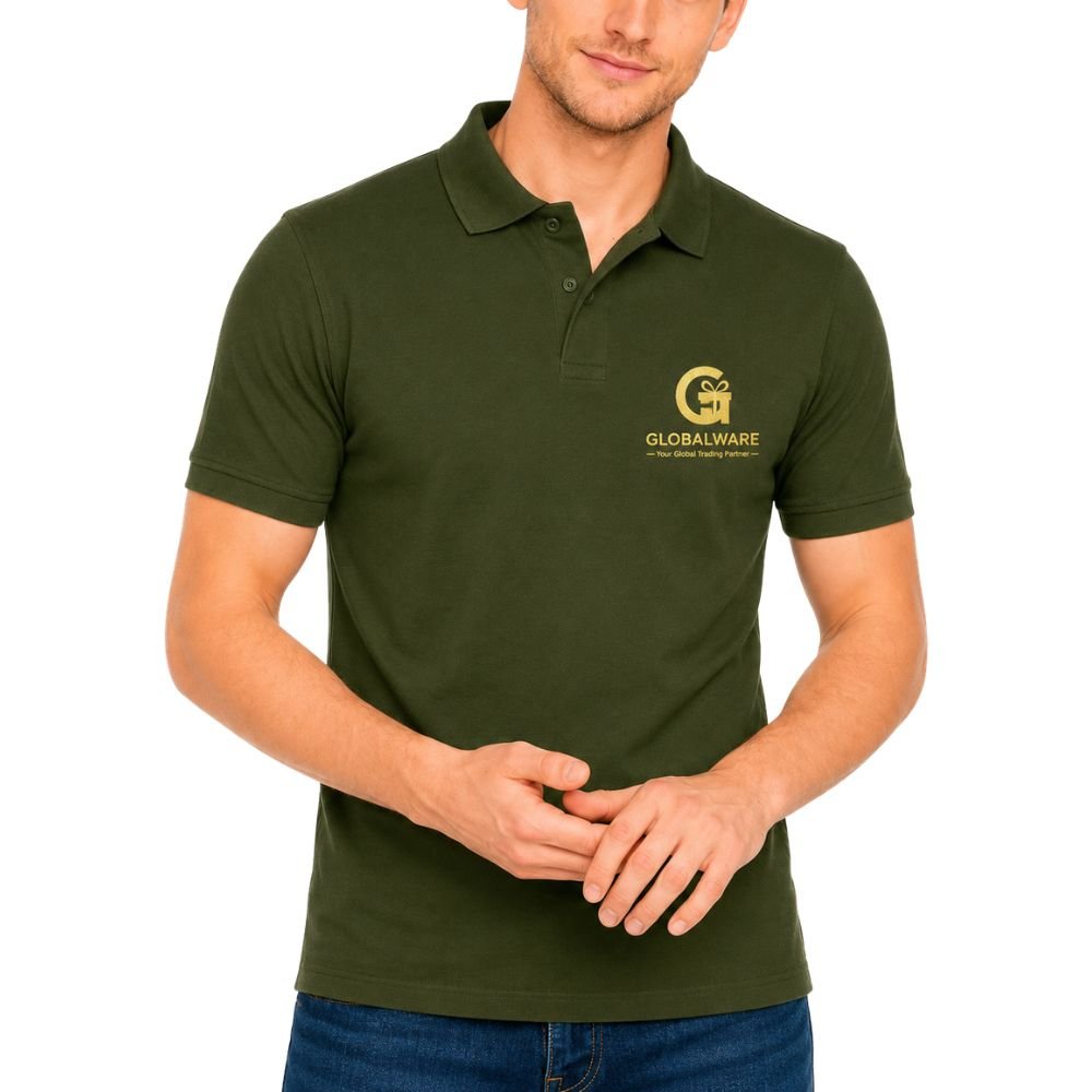 Dry Fit Polo T-Shirt with Logo Printing | Corporate Team Wear