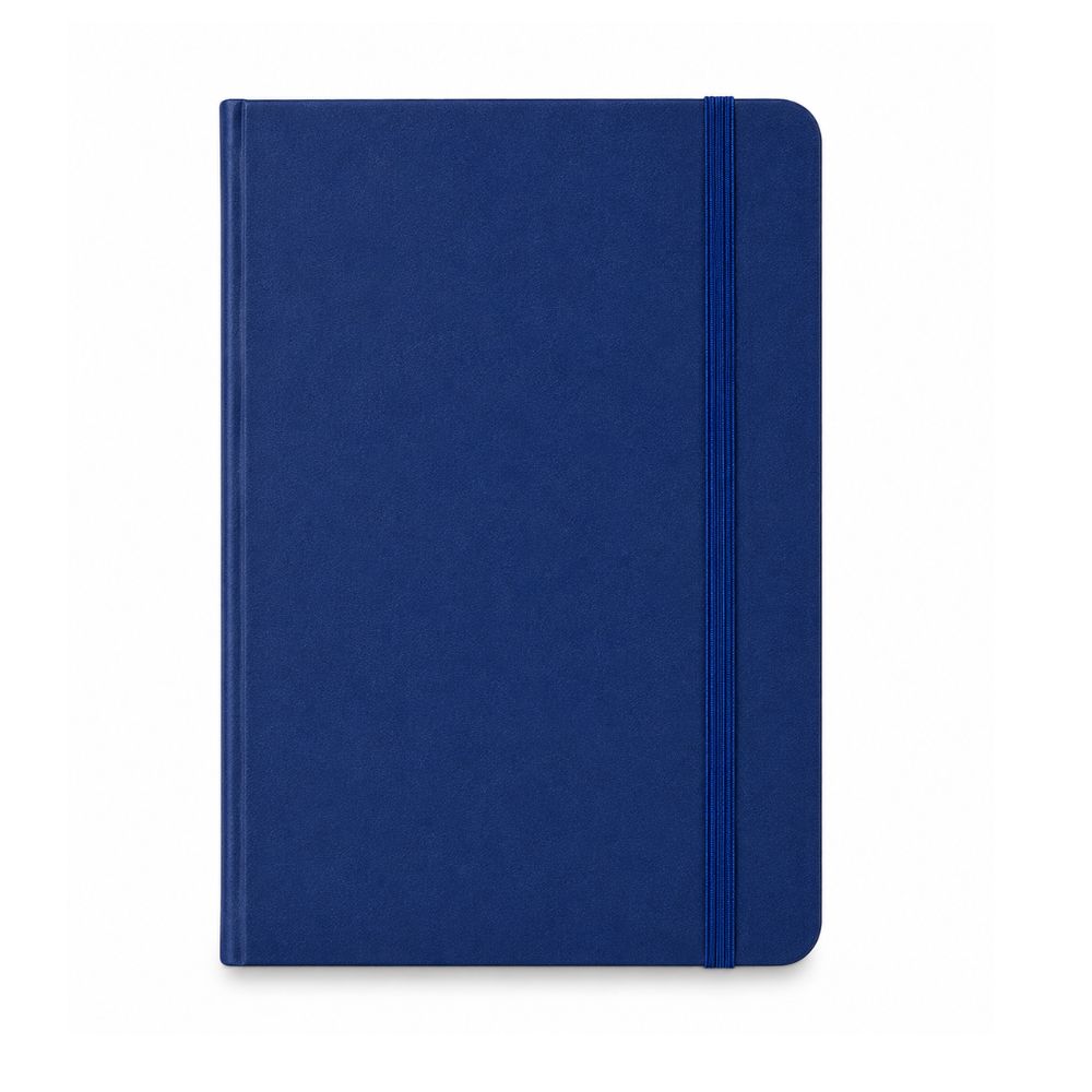 Blue Executive Notebook Diary with Elastic Closure for Corporate Gifting