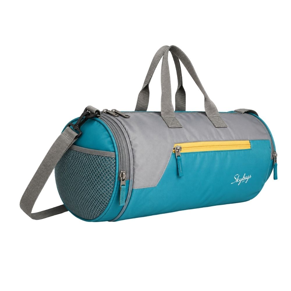 Blue & Grey Travel Duffle Bag for Gym, Sports & Corporate Gifting