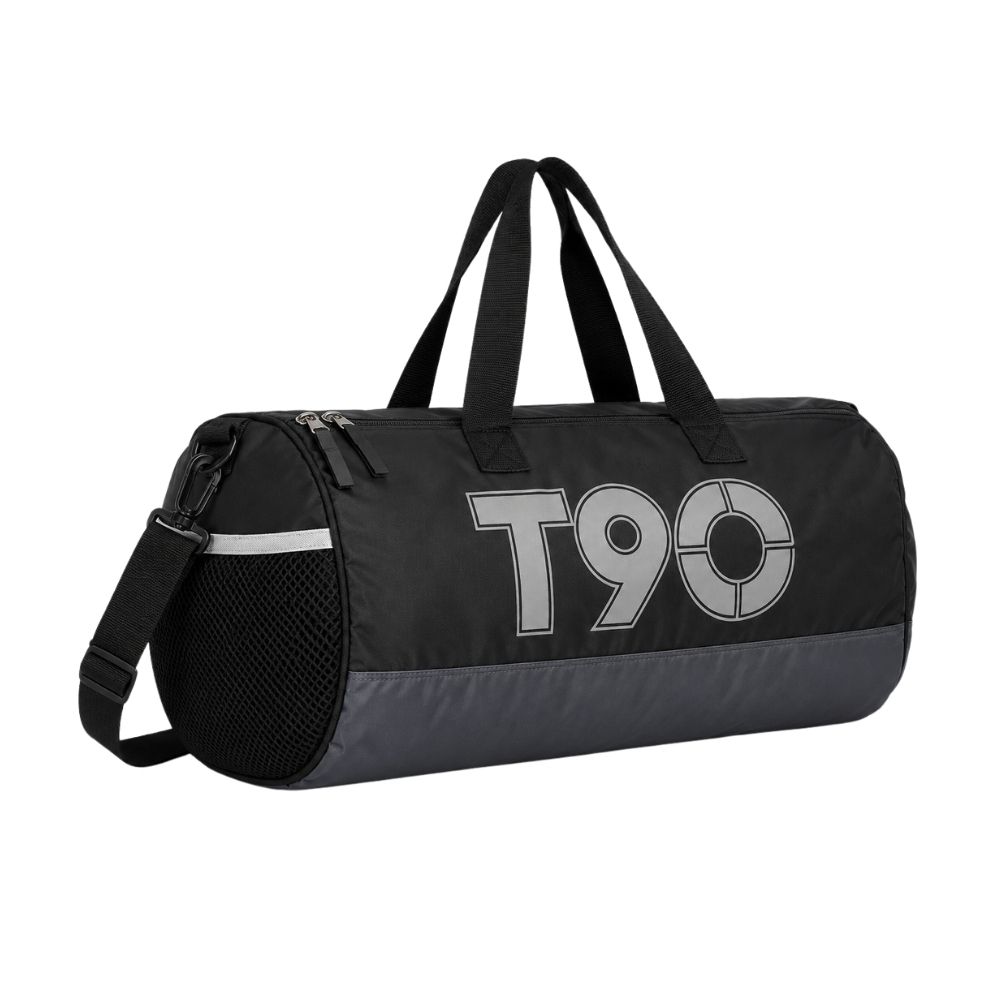 Black & Grey Sports Duffle Bag for Gym, Travel & Corporate Gifting