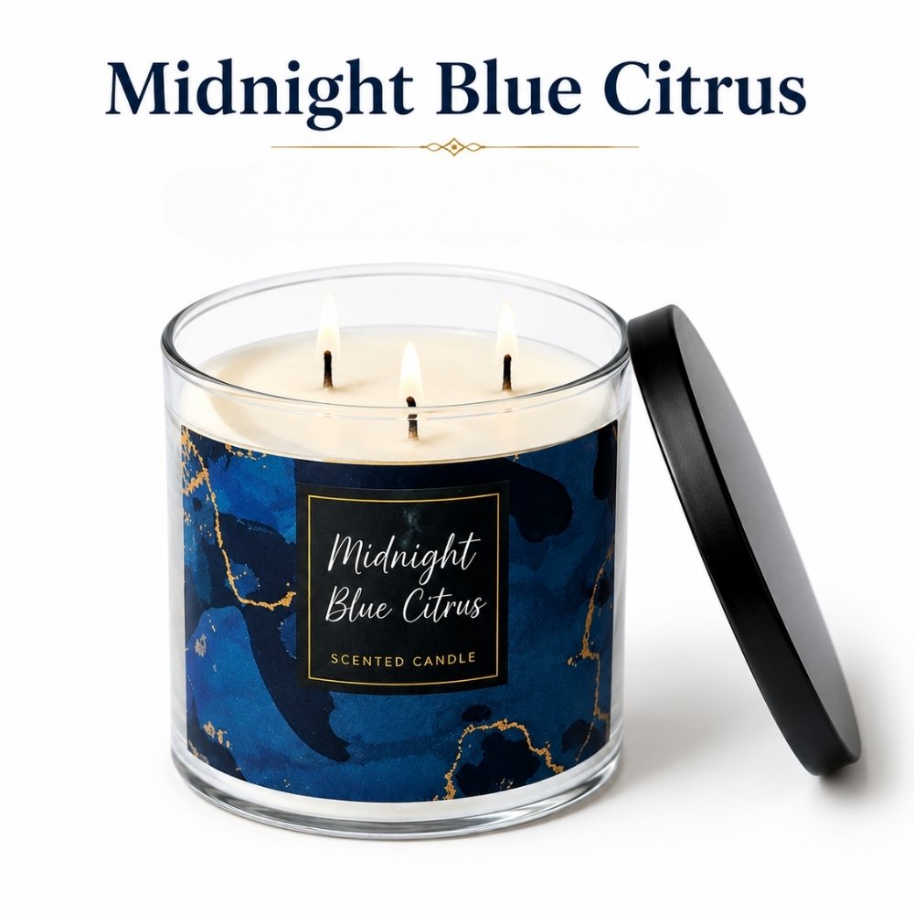 Botanical Blossoms 3 Wick Glass Candle – Candles for Corporate Gifts