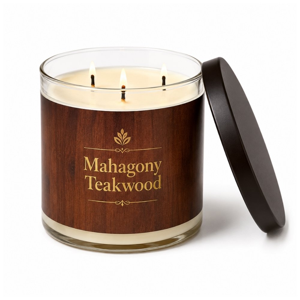Candles for Corporate Gifts – Botanical Blossoms 3 Wick Glass Candle