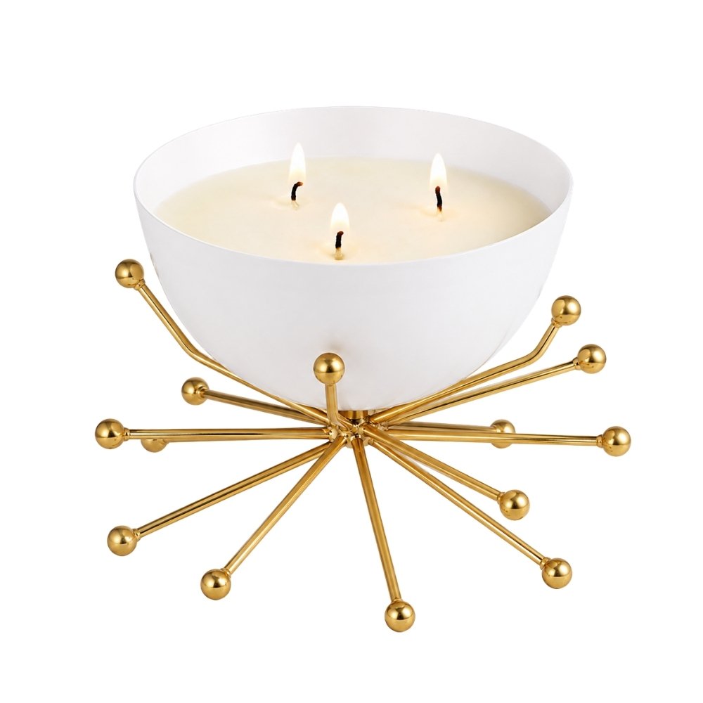 Stellar Bloom Decorative Bowl Candle – Candles for Corporate Gifts